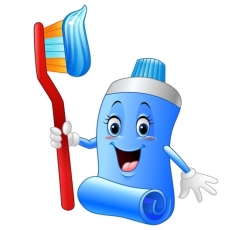 dibujos animados tubo de pasta de dientes de dibujos animados con cepillo  de dientes 12190124 Vector en Vecteezy